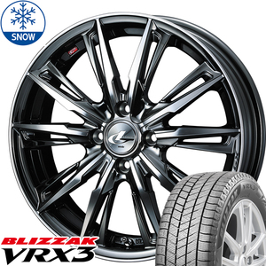 新品 イグニス ブリヂストン ブリザック VRX3 175/60R16 16インチ レオニス GX 5.0J +45 4/100 スタッドレス タイヤ ホイール セット 4本