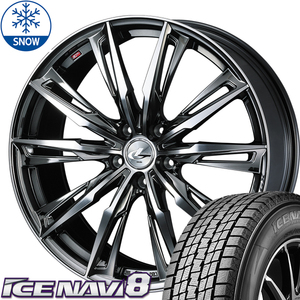 新品 86 プリウス レガシィ BRZ GY ICENAVI8 215/45R17 17インチ レオニス GX 7.0J +47 5/100 スタッドレス タイヤ ホイール セット 4本