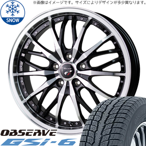 新品 XV フォレスター レガシィ 225/55R18 TOYO GSI-6 プレシャス HM3 18インチ 7.0J +48 5/100 スタッドレス タイヤ ホイール セット 4本