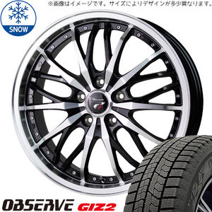 新品 ノア ヴォクシー 215/45R18 TOYO GIZ2 プレシャス HM3 18インチ 7.5J +48 5/114.3 スタッドレス タイヤ ホイール セット 4本