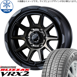 新品 ソリオ デリカD:2 165/65R15 15インチ ブリヂストン ブリザック VRX2 WEDS MUD VANCE06 スタッドレス タイヤ ホイール セット 4本