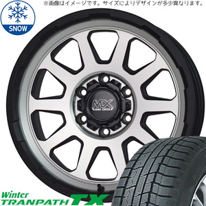 新品 ハイエース 215/65R16 16インチ トーヨータイヤ トランパス TX MADCROSS RANGER スタッドレス タイヤ ホイール セット 4本