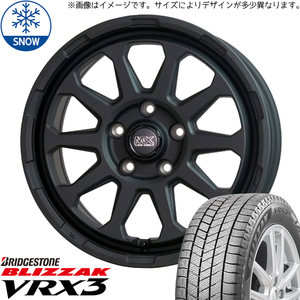 新品 セレナ シビック 215/45R17 17インチ ブリヂストン ブリザック VRX3 MADCROSS RANGER スタッドレス タイヤ ホイール セット 4本