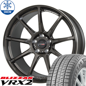 新品 アコード CU アコード CR 225/50R17 BS BLIZZAK VRX2 RS9 17インチ 7.0J +55 5/114.3 スタッドレス タイヤ ホイール セット 4本