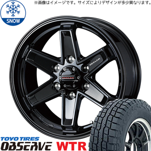 新品 ジープ ラングラー JK JL 265/70R17 17インチ TOYO オブザーブ W/T-R WEDS KEELER TACTICS スタッドレス タイヤ ホイール セット 4本