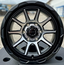 新品 200系 ハイエース ヨコハマ ジオランダー G058 215/65R16 16インチ MV06 6.5J +38 6/139.7 サマータイヤ ホイール 4本SET_画像2