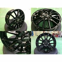 新品 アクア ポルテ スイフト ヨコハマ IG70 165/70R14 14インチ SQ27 5.5J +38 4/100 スタッドレス タイヤ ホイール セット 4本_画像2