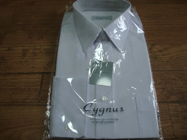 ★ 新品・送料無料 CYGNUS 長袖ワイシャツ サイズLL ホワイト メンズ A型 41-78 ★