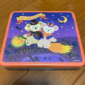 ダッフィー　シェリーメイ ハロウィンチョコレート缶　缶のみ　ディズニー TDS ディズニーシー TDR