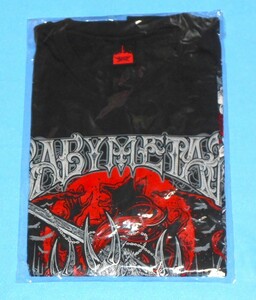 K153/ベビーメタル BABYMETAL METAL WALKURE TEE Tシャツ Lサイズ「巨大キツネ祭り in JAPAN」