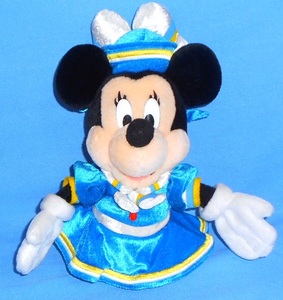 W100/ редкость! Tokyo Disney si- ограничение Minnie Mouse рука марионетка мягкая игрушка 