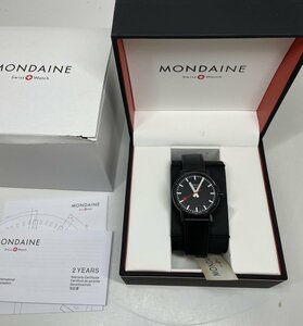 MONDAINE　モンディーン 腕時計 電池式クォーツ　swiss watch　稼働品 電池式クォーツ