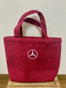 メルセデス ベンツ ハンドバック ミニトート 雪の結晶 袋つき Mercedes Benz クリスマス レッド red 赤 crystal snow shopping bag