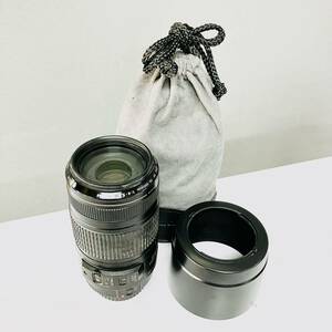 【1円スタート！動作確認済み！】Canon ZOOM LENS EF 70-300mm 1:4-5.6 IS USM Φ58mm ULTRASONIC + レンズフード ET-65B / th262-60