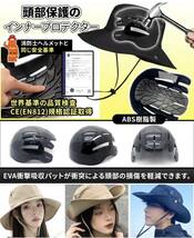 自転車 ヘルメット 大人 帽子型 内蔵 ヘルメットロック付き ヘルメット 自転車 女性 おしゃれ CE認証 ハット型 自転車 ヘルメット レディー_画像4