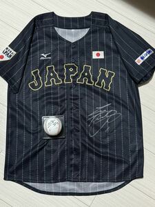 WBC大谷翔平選手/直筆サイン・ユニホーム・ボール、計2種類 侍ジャパン　JAPAN エンゼルス ビジター