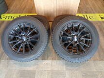 Weds VELVA 17インチホイール 225/65R17 　DUNLOP WINTERMAXX　スタッドレスタイヤ4本セット　20年製　バリ山　美品　ハリアー等　手渡し可_画像1