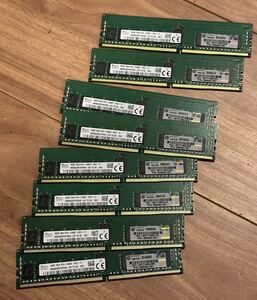 ★美品送無★HP純正 DDR4 2400T ECC REG 16GB*8=128GB メモリ SKhynix OEM Z440 Z640 Z840 Gen9サーバ最適 