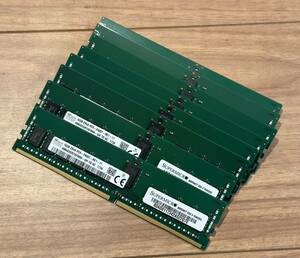 ★美品送無★SKhynix純正 PC4-2400T 16GB 8枚セット 計128GB DDR4 2400MHz ECC Registered SuperMicro OEM