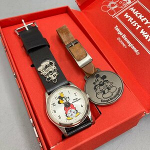 ◆◇[5] ミッキーマウス 腕時計 ディズニーランド WRIST WATCH　動作未確認 05/112205ｍ◇◆