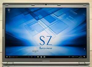 【筐体小ヒビ有　動作品】 Let's Note レッツノート CF-SZ6 Core i5 7200U　累積5250h Win10 ジャンク扱い動作品