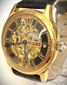 ☆今だけの価格【ロレックス/ROLEX】豪華彫金/スケルトン/1958年/手巻き /アンティーク/腕時計メンズ/OH済/動作良好/懐中時計ムーブメント