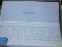 ■【自宅で洗える◎】■【WEDGWOOD】■【ウェッジウッド　ウェッジウッド】■【綿毛布】■【西川産業株式会社　日本製】■【ブルー系】■_画像6