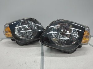 【レンズ再生加工＆コーティング施工済】美品 ケイ Kei 純正 ヘッドライト 左右 HN21S 前期 STANLEY R7420 スズキ HN11S HN22S 破損無