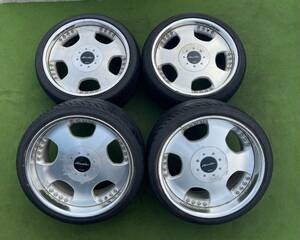 ◆希少WORK　EUROLINEワーク ユーロライン深リム◆19x9.0J+22/10J+35/PCD:139.7/6穴◆4本プラド ハイエース キャラバン グランドハイエース