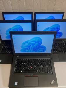 送料無料 5台セット Lenovo ThinkPad L470 第7世代Core-i3 7100U 2.4Ghz(仮想クアッドコア)/メモリ4GB/HDD500GB/Wi-Fi//Win11Pro64Bit