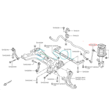 日産 セレナ(C26 C27 MLC26 NC26 FNC26 GNC27 GFNC27 HFC26) シルフィ(B17 TB17) フロント スタビリンク ナット付 左右セット 54618-CY00A_画像2