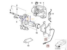 BMW E60 E61 フロント ブレーキパッド左右 + パッドセンサー1本 セット 525i 34116763617 34116763618 34356789492 出荷締切18時_画像2