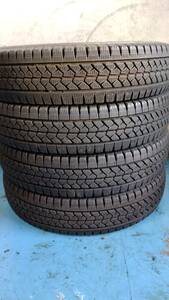 【即決設定有】155/80R14 88/86N LT スタッドレス　ブリザック VL1 中古　4本　2015年製　155/80/14 BLIZZAK　サクシード　プロボックス　