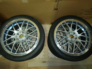 希少 RAYS VOLK Racing WINNING 鍛造 18×9j 114.3-5H+40　 2本　　RE-05D 265/35R18