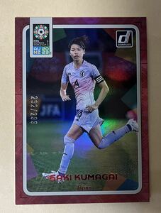 熊谷紗希 2023 Panini Donruss FIFA Women's World Cup Red Parallel 299枚限定 レッドパラレル Saki Kumagai