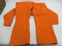 【送900円】　6463　Dickies　ディッキーズ　オールインワン　カバーオール　つなぎ　ワークウェア　中綿入り　オレンジ　122L_画像8