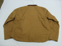 【送900円】6519　Carhartt　カーハート　OJ3828-M　メンズ　デトロイトジャケット　ダック地　キャメル　L　ブランケット裏地付き　襟欠品_画像9