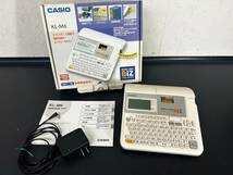 11-66 CASIO カシオ ネームランド BIZ KL-M6 ラベルライター 通電・動作確認済 画像分 現状品 返品交換不可_画像1