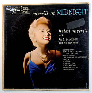 極美! US Emarcy MG-36107 オリジナル Merrill at Midnight/ Helen Merrill DG/ 大ドラマー