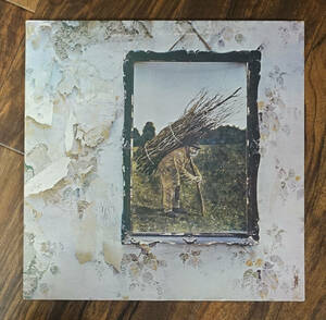 極美セット! UK Original 初回 1st ステッカー付レーベル ATLANTIC 2401012 LED ZEPPELIN IV MAT: A3/B4 Porky/Pecko+Wide Spine