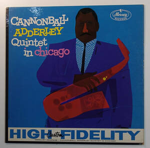 US MERCURY MONO MG-20449 オリジナル Cannonball Adderley Quintet in Chicago 