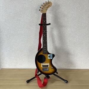 Fernandes フェルナンデス ZO-3 エレキギター ギター ミニギター 6弦 ケース付き 替え弦付き ストラップ付き 音出し確認済み 11 カ 6060