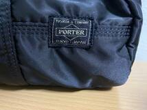 極美品●定番人気●ポーター 吉田カバン PORTER TANKER DUFFLE BAG(S) ボストンバッグ タンカー 黒_画像4