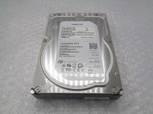 1円～ Seagate 3.5インチHDD ST4000NM0023 4TB 7200RPM SAS 中古動作品(H195)