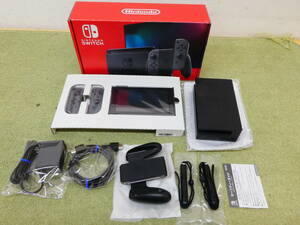 073-B13) 中古品 Nintendo switch 本体 Joy-Con [L/R] グレー 動作OK