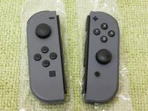 073-B13) 中古品 Nintendo switch 本体 Joy-Con [L/R] グレー 動作OK_画像9