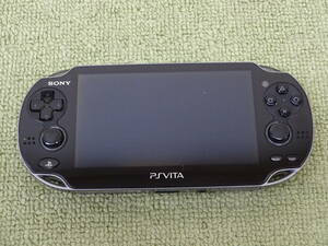 073-N20) 中古品 SONY playstation PS Vita 本体のみ ブラック PCH-1100 動作OK