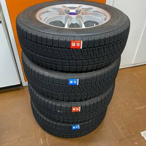 タイヤホイール 4本セット ブリザック エコフォルム 205/65R16 ECOFORME スタッドレス BRIDGESTONE CAE3518 P1702 VRX27 5穴 16インチ