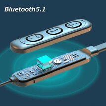 匿名配送 Bluetooth イヤホン ワイヤレスイヤホン ネックバンド ヘッドホン スポーツ イヤフォン ヘッドセット ブラック_画像6