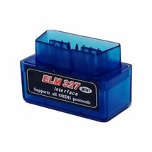 Bluetooth OBD2 V 2.1 車用故障診断機 ツールスキャナー Elm327 OBDII アダプタ自動診断ツール スキャンツール ブースト計_画像2